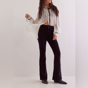 Free People We The Free Jayde Cord Flare Pants Size 28 NWOT